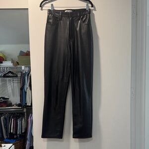 Abercrombie & Fitch Black Ankle Straight Pants